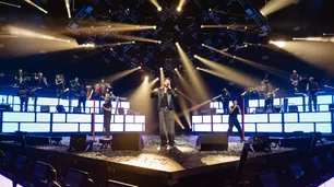 La K'onga celebró sus 22 años en una fiesta a puro cuarteto y con invitados especiales en el Movistar Arena