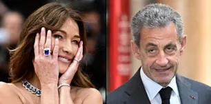 Carla Bruni luce joyas en Cannes, y Nicolas Sarkozy, condenado, un brazalete electrónico