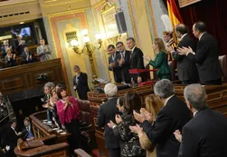 Los malos momentos que pasó Macri en el Congreso de España