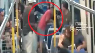 Un hombre intentó secuestrar a un menor en el tren Sarmiento y los pasajeros lo detuvieron a los golpes