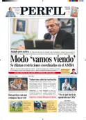 La tapa del Diario PERFIL del domingo 4 de abril de 2021
