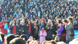 Cristina vuelve otra vez a escena en Ferro contra Macri y Trump