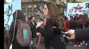 "Estamos laburando para pagarles el plan": una mujer increpó a los piqueteros y despejó la calle