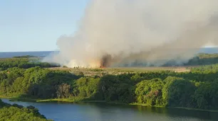 Incendio en la Reserva Ecológica: todavía hay focos, pero aseguran que "ya fue controlado"