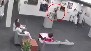 Video | Un nene rompió una escultura de 132 mil dólares y sus papás tendrán que pagarla