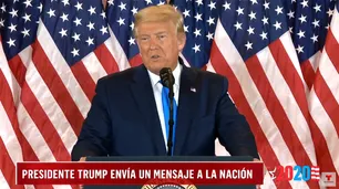 Donald Trump se declaró ganador, denunció un "gran fraude" y anunció que irá a la Corte Suprema