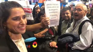 Video | Militantes K insultaron a la periodista de TN en la Feria del Libro: "Un delirio todo"