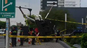Una mujer murió aplastada por una grúa mientras pasaba por la puerta de un shopping