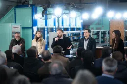 Día de la Industria: Otermín y Wado de Pedro reforzaron su apoyo a pymes y cámaras en Lomas de Zamora