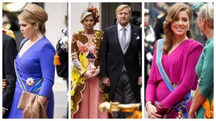 La Reina Máxima rompió una regla mientras sus hijas se robaron toda la atención en el Día del Príncipe