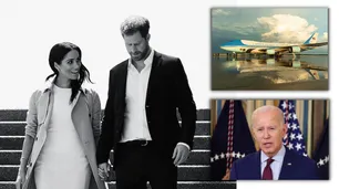 El príncipe Harry y Meghan pidieron volar en el "Air Force One" pero Biden les dijo que no