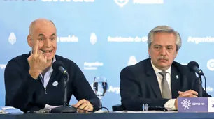 Mientras Fernández está en una montaña rusa, Larreta sigue arriba