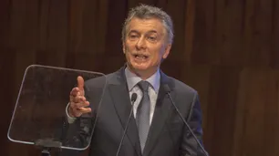 Mauricio Macri presenta un informe de gestión en el Centro Cultural Kirchner