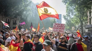 Miles marcharon en Madrid para exigir la renuncia de Pedro Sánchez y un adelanto electoral