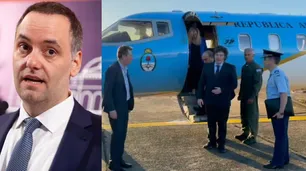 Viaje de Milei a Corrientes en campaña: el vocero Adorni justificó el uso del avión oficial