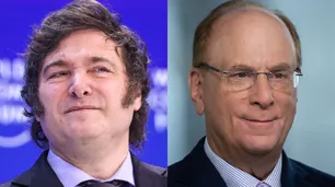 Javier Milei se reunió con el empresario Larry Fink, dueño del fondo de inversión más grande del mundo