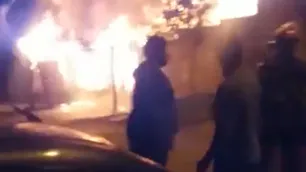 Video | Así fue el trágico incendio en el que murieron una mujer y un chico de 13 años