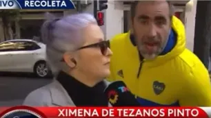 La vecina de Cristina Kirchner se cruzó con un militante K y se hizo viral: "Encima sos de Boca"