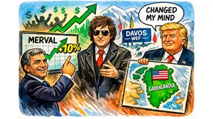 El salto del Merval, las reuniones de Javier Milei en Davos y el giro de Donald Trump: ¿Qué impulsa al mercado?