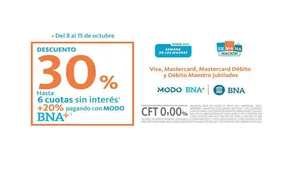 “Día de la Madre” en Banco Nación: 30% de descuento en compras para mamá
