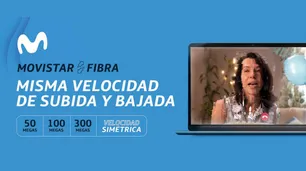Movistar lanza la velocidad 100 % simétrica para todos sus clientes Fibra