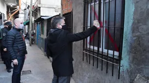Allanaron y tapiaron “bunker” en la villa Zavaleta