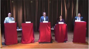 Saintout faltó al debate platense y Garro buscó capitalizar su ausencia