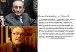 El día que Mempo Giardinelli "mató" a Fayt en Página/12