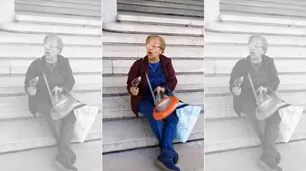 Una mujer protestó contra la Corte pero el juicio a Cristina sigue en pie: "¡Estoy caceroleando al cuete!"