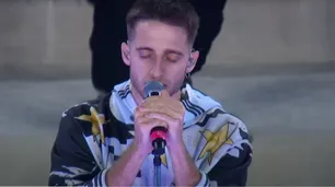 Fantástico y emocionante show en la previa del partido de la Selección