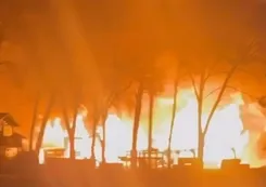 Contuvieron el incendio en un aserradero de Villa del Prado