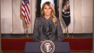 Melania Trump pidió "elegir la paz sobre la violencia" al despedirse de la Casa Blanca