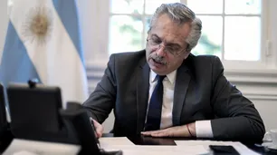 Alberto Fernández se reunió con el Movimiento Evita