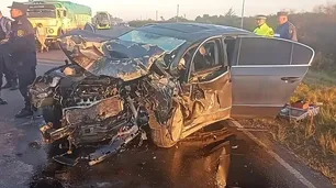 Tétrico accidente en Entre Ríos: cuatro muertos en un choque en la Ruta 39