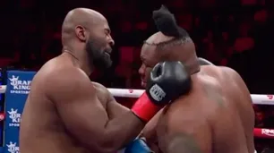 El box en el Madison Square Garden ya no es lo que era: Jarell Miller ganó, pero le volaron la peluca...