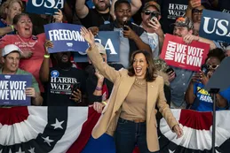 "Estamos empatados": Kamala Harris espera una elección pareja, mientras Trump intuye una victoria