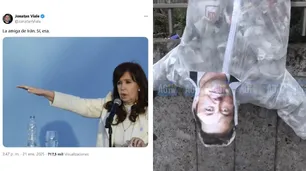 Como a Mussolini, colgaron un muñeco de Elon Musk, la revelación de su padre y la chicana de Jony Viale a Cristina Kirchner