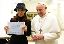El Papa le mandó una carta a Cristina por la Semana de Mayo