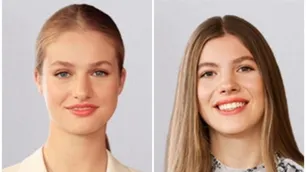 Princesa Leonor e Infanta Sofía: dos nuevos retratos oficiales que publicó sorpresivamente la casa real española