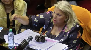 Elisa Carrió contra la absolución de Menem: "Los jueces son infames traidores de la patria"