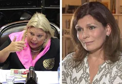 Carrió llevó los videos de "la otra viuda" y Lanata a la Justicia