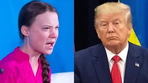 Greta Thunberg y Donald Trump se cruzaron en Davos por el cambio climático