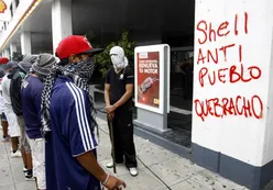 Tensión por marcha de Quebracho frente a Shell por el aumento de las naftas