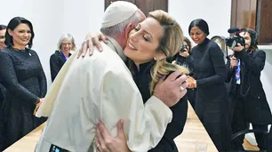 Señal de buena sintonía en la reunión del Papa y la primera dama
