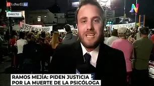 Protesta multitudinaria en Ramos Mejía por el asesinato de la psicóloga y los hechos de inseguridad