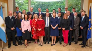 Alberto Fernández almorzó con diplomáticos de la Unión Europea