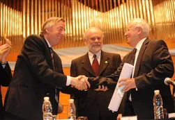 Las fotos del kirchnerismo con Ernesto Laclau, su intelectual favorito