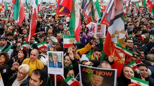 Multitudinario grito en Munich: "Trump, actúa ya y termina con la teocracia de los ayatolas..."