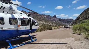 Rescatan con vida a una mujer en el Cañón del Atuel