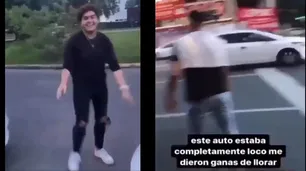 Video: lo echaron del boliche, se filmó chocando la reja y atropelló a una persona